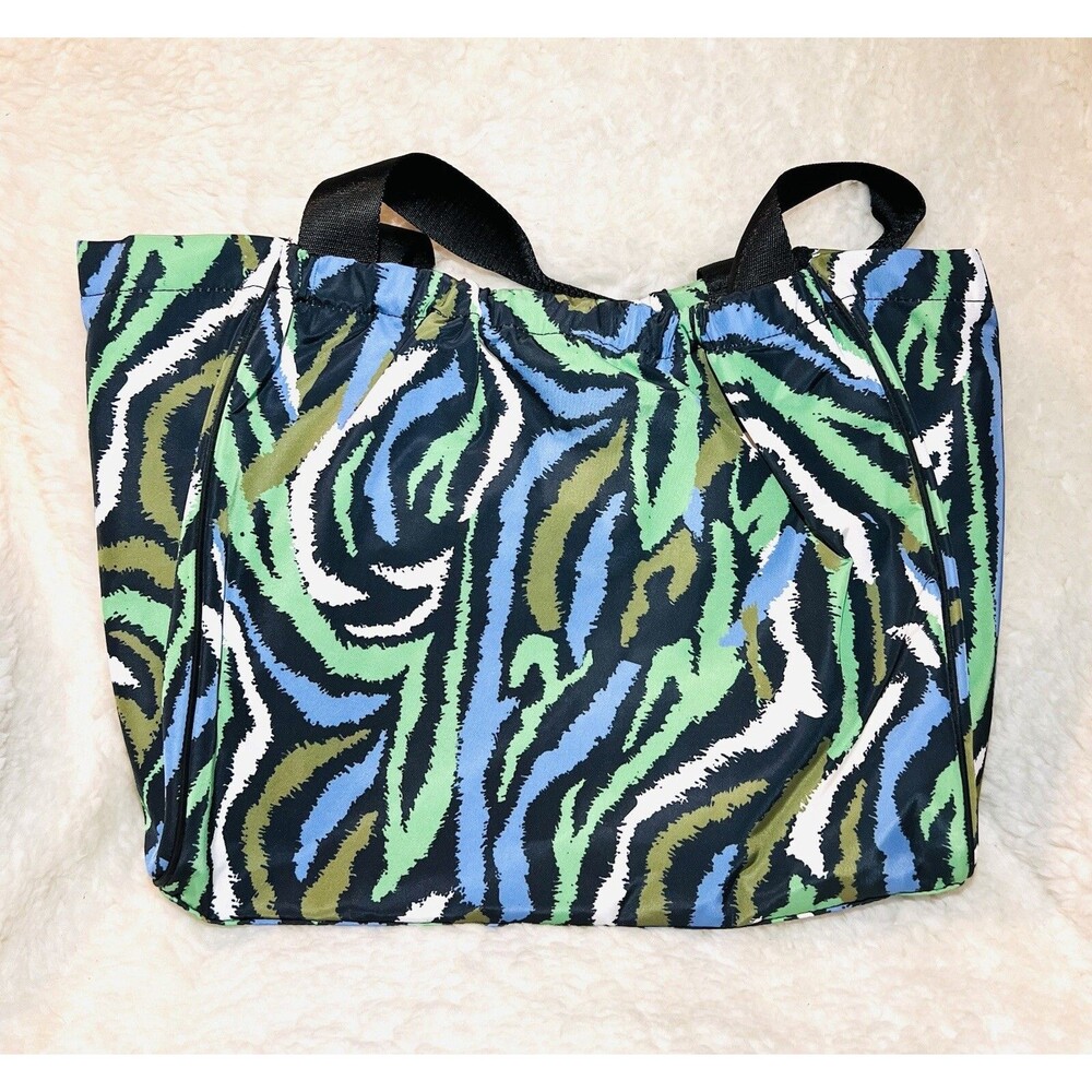 Disco Zebra Green Tote Bag - DVF - Diane von Furstenberg - New - Picture 5 of 5